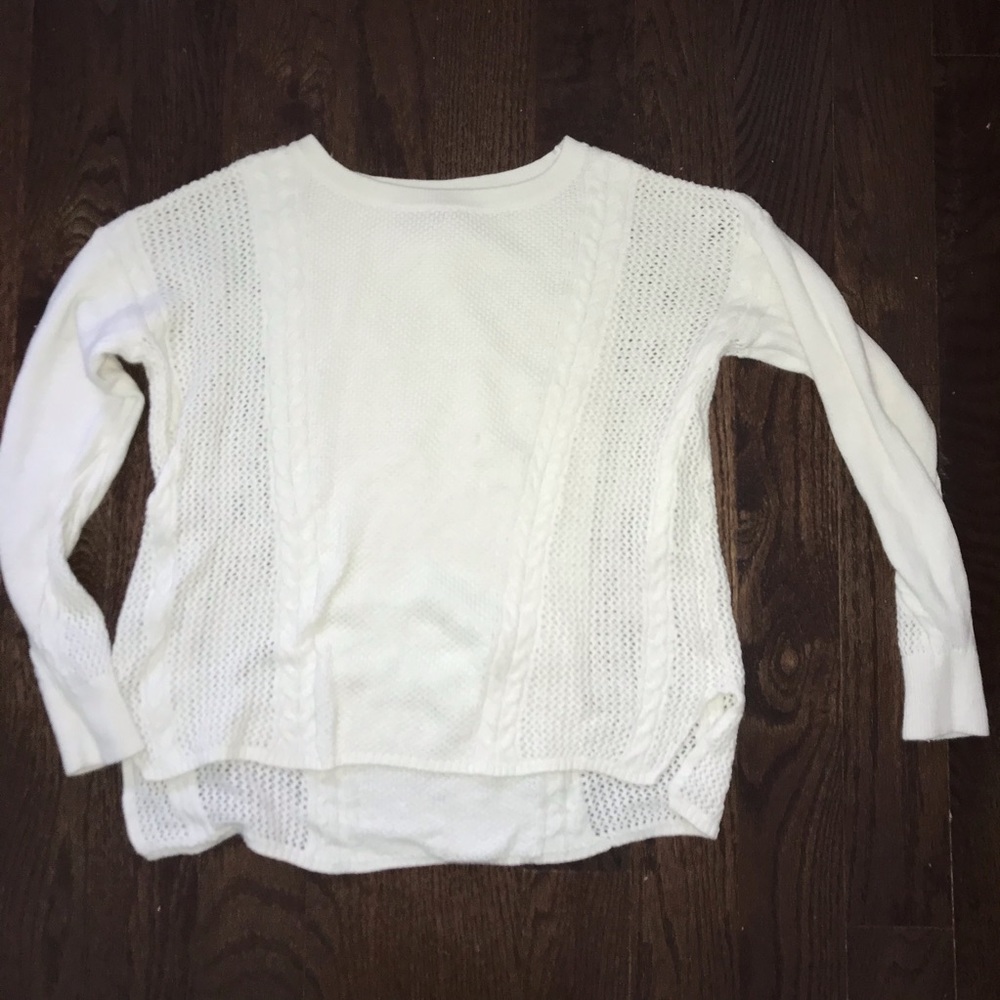 American Eagle white sweater